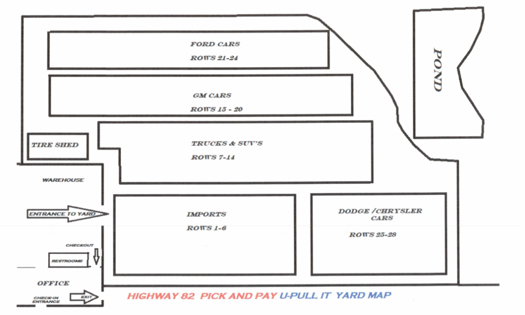 Visit Our Yard – Hwy 82 Pick & Pay